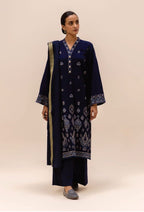 BEECHTREE Three-Piece Suit - Embroidered Shirt, Trouser, and Dupatta (BET-0004)