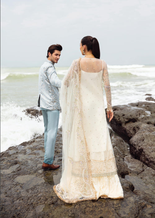 Shugufta Women's Afrozeh Dastangoi'24 Wedding Formal Dress - Womenswear (AFRZ-0010)