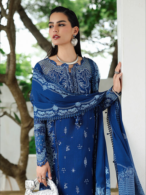 QALAMKAR QLINE - LINEN - ECLIPSE - ( QAL - 0233 )