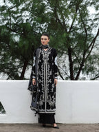 QALAMKAR QLINE - LINEN - ZYRA - ( QAL - 0236 )