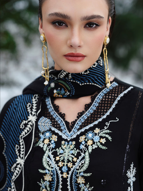 QALAMKAR QLINE - LINEN - ZYRA - ( QAL - 0236 )