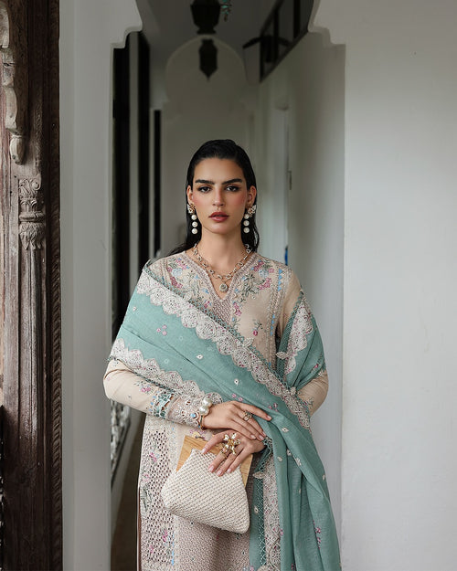 QALAMKAR QLINE - LINEN - WHISPER - ( QAL - 0241 )