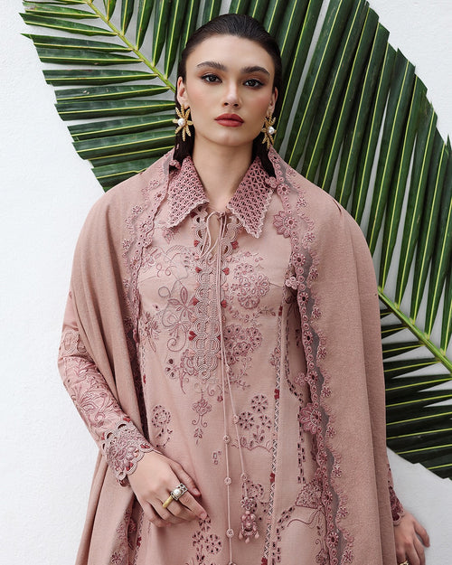 QALAMKAR QLINE - LINEN - VEIL - ( QAL - 0242 )