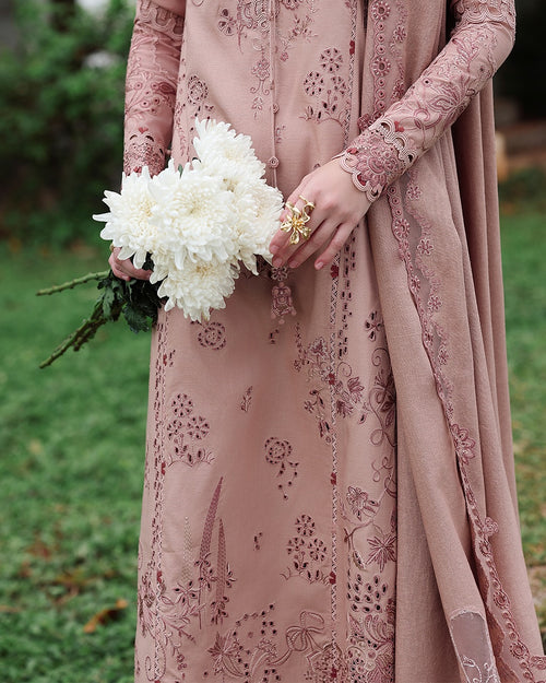 QALAMKAR QLINE - LINEN - VEIL - ( QAL - 0242 )