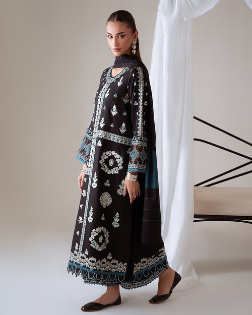 ALIYANA’S - NYRA - MIRAAL EMBROIDERY VISCOSE’ 25 - (ALY - 0057)