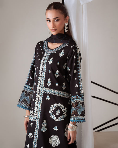 ALIYANA’S - NYRA - MIRAAL EMBROIDERY VISCOSE’ 25 - (ALY - 0057)