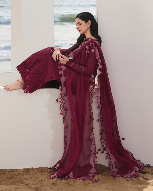 Qalamkar - Nelam - Sahil Luxury Lawn'26 - ( QAL-0278 )