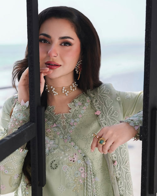 Qalamkar - Jiya - Sahil - Luxury Lawn'26 - ( QAL-0290 )