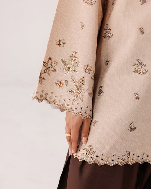 Qalamkar - Embroidered Co-ords '26 - Aiko - ( QAL - 0338 )