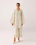Qalamkar - Embroidered Co-ords '26 - Nana - ( QAL - 0337 )
