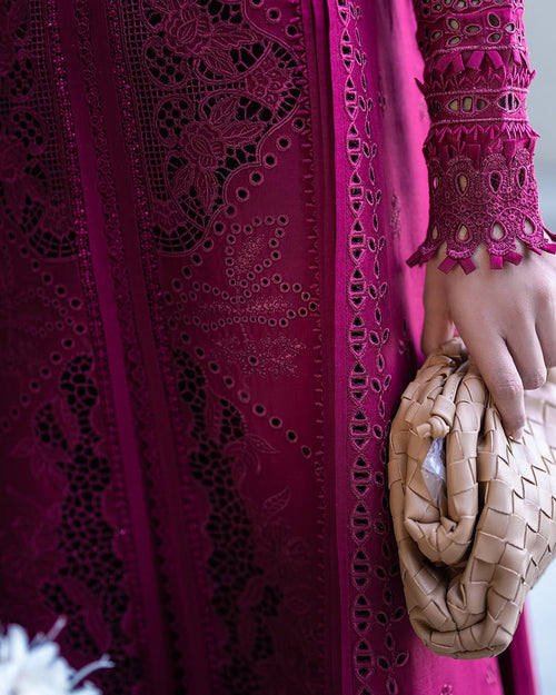 VIOLET-QALAMKAR SAHIL-LUXURY LAWN'25 ✨️ (QAL-0133)