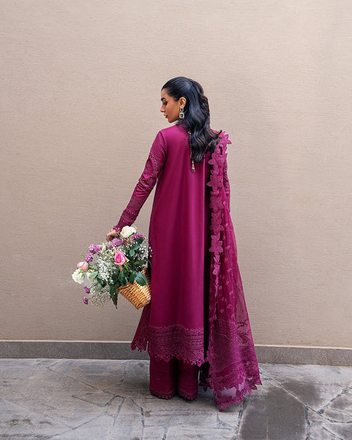 VIOLET-QALAMKAR SAHIL-LUXURY LAWN'25 ✨️ (QAL-0133)