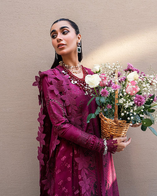 VIOLET-QALAMKAR SAHIL-LUXURY LAWN'25 ✨️ (QAL-0133)