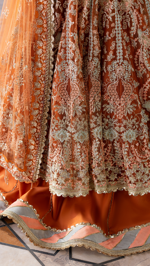 SAFFRON EMBER FESTIVE AYLIN EMBER FESTIVE COLLECTION '25 BY AYLIN - ALIYANA DESIGNER WEAR UK