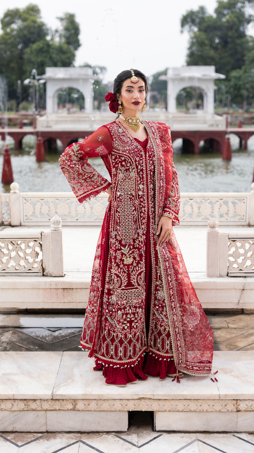 SCARLET EMBER FESTIVE AYLIN EMBER FESTIVE COLLECTION '25 BY AYLIN - ALIYANA DESIGNER WEAR UK