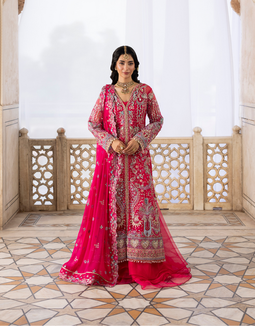 FUCHSIA EMBER FESTIVE AYLIN EMBER FESTIVE COLLECTION '25 BY AYLIN - ALIYANA DESIGNER WEAR UK
