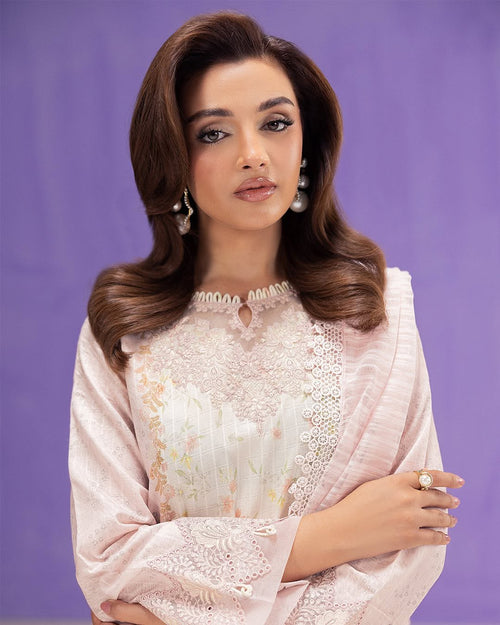 ALIYANAS - ZEMEL PRINTED EMBROIDERED (ALY-0041)