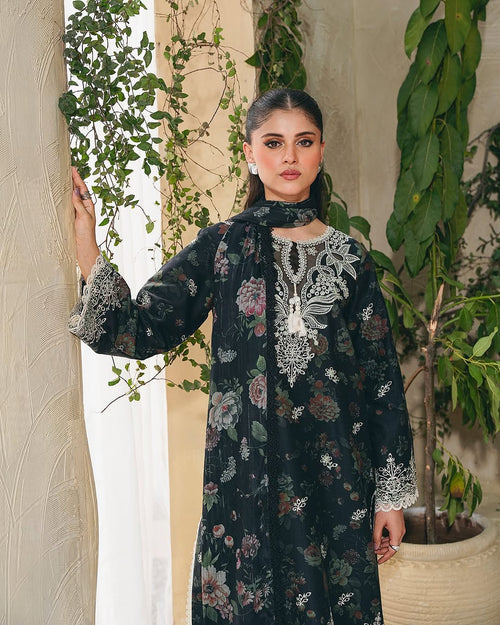 ALIYANA'S - ELARA CHIKANKARI PRINTED EMBROIDERED (ALY-0044)