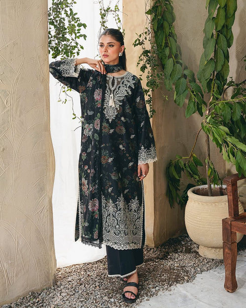 ALIYANA'S - ELARA CHIKANKARI PRINTED EMBROIDERED (ALY-0044)