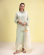 ALIYANAS - AVEN PRINTED EMBROIDERED - (ALY-0034)