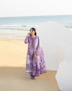 ALIYANAS - ZARQA CHIKANKARI EMBROIDERED - (ALY-0037)