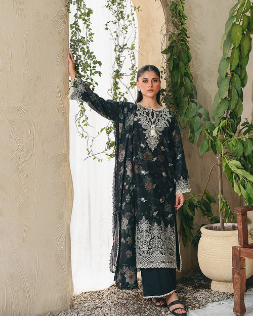 ALIYANA'S - ELARA CHIKANKARI PRINTED EMBROIDERED (ALY-0044)