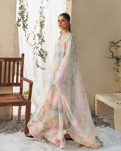ALIYANAS ELIF CHIKANKARI PRINTED EMBROIDERED (ALY-0048)