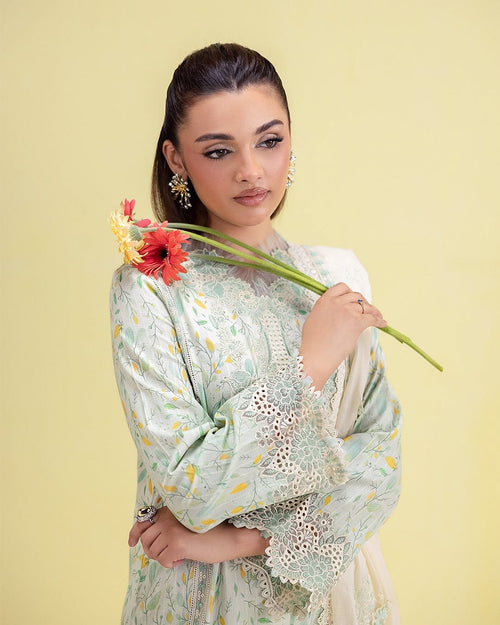 ALIYANAS - AVEN PRINTED EMBROIDERED - (ALY-0034)