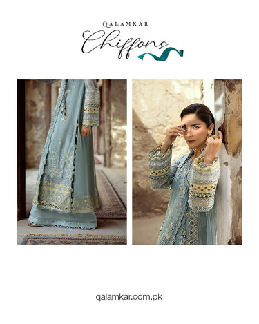QALAMKAR CHIFFON