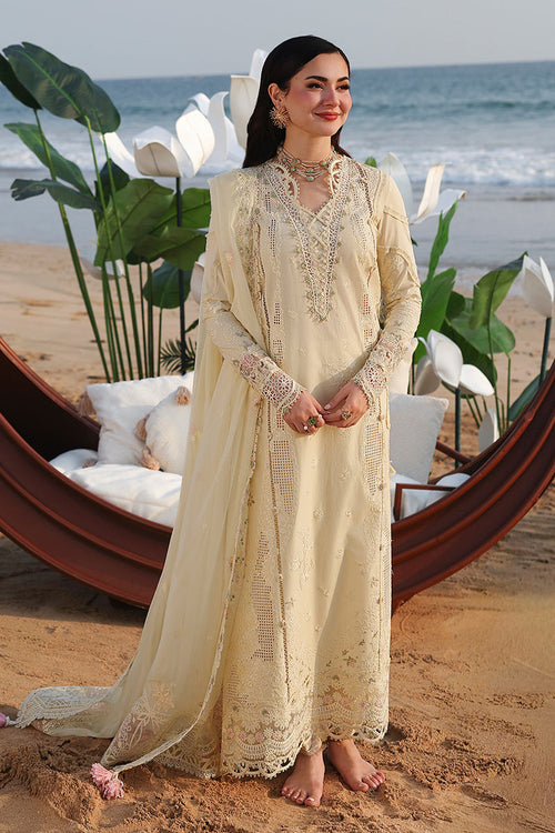 Qalamkar - SA-03 SAFA - Sahil Luxury Lawn'26 - ( QAL-0280 )