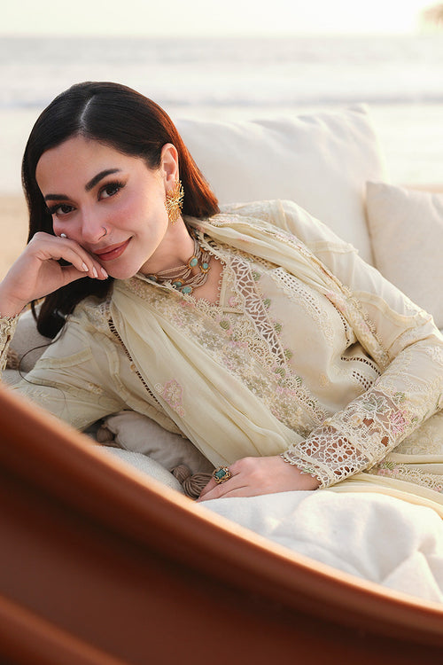 Qalamkar - SA-03 SAFA - Sahil Luxury Lawn'26 - ( QAL-0280 )