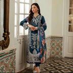 RUYA -  ALIYANAS Embroidered Signature Viscose'24 - from MIRAAL Latest Collection. (ABY-0007)