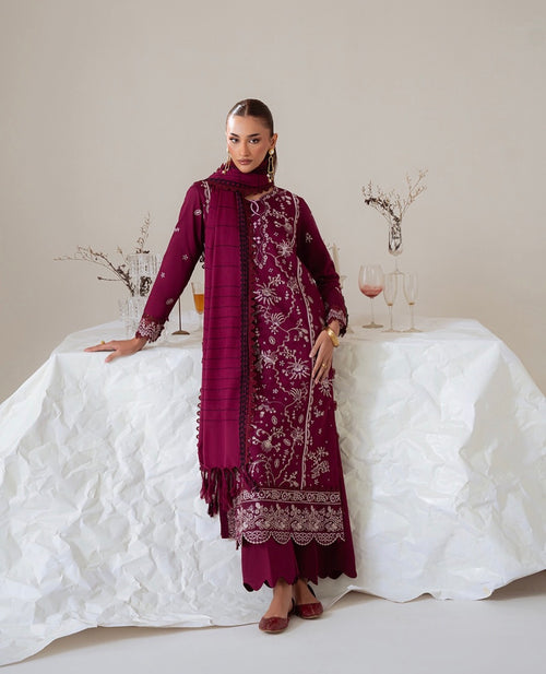 ALIYANA’S - AFSHEEN - MIRAAL - EMBROIDERY - VISCOSE’ 25 - ( ALY-0065 )