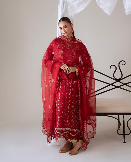ALIYANA’S - SEHR - MIRAAL EMBROIDERED VISCOSE’ 25 - ( ALY-0062 )