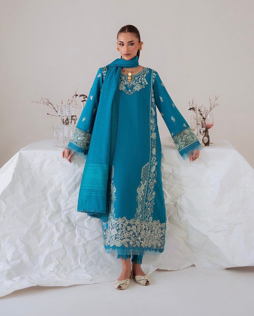 ALIYANA’S - NEHAL - MIRAAL EMBROIDERY VISCOSE’ 25 - (ALY - 0060)
