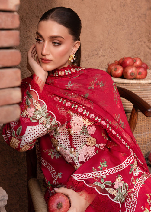 Saira Shakira - Rose - 6 - A - Luxury Lawn 26' - ( SHA - 0030 )