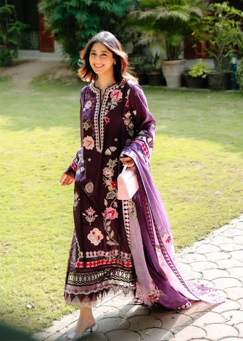 Saira Shakira - Noor -  2 -  A - Luxury Lawn 26' - ( SHA - 0034 )