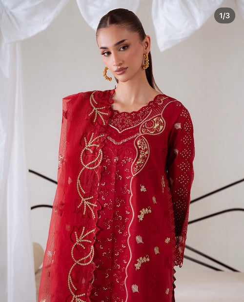 ALIYANA’S - SEHR - MIRAAL EMBROIDERED VISCOSE’ 25 - ( ALY-0062 )