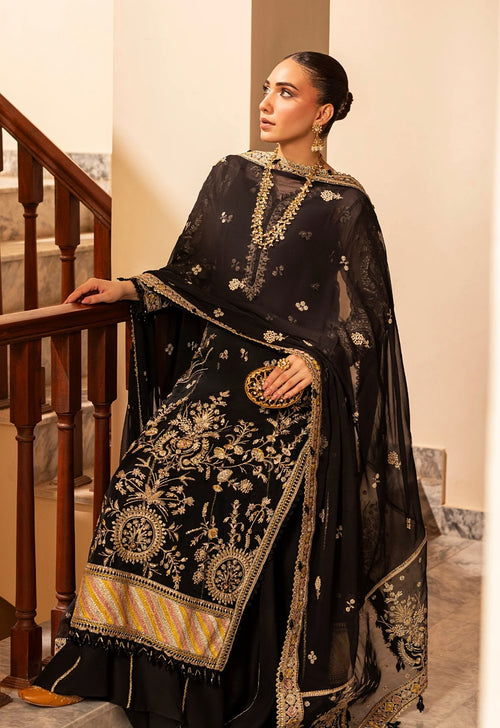 BLACK  FORMAL DRESS - (ALI-0003)