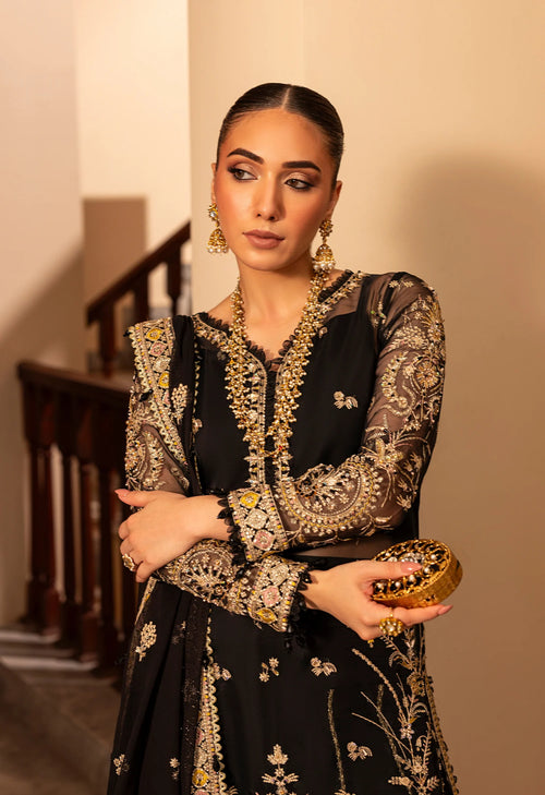 BLACK  FORMAL DRESS - (ALI-0003)