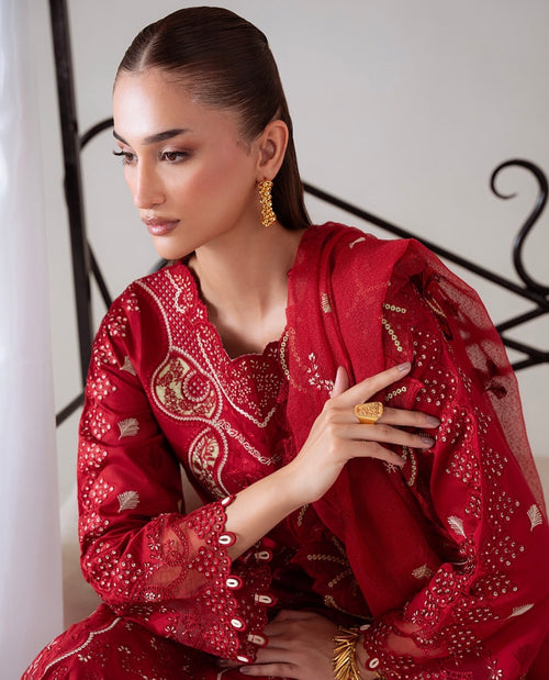 ALIYANA’S - SEHR - MIRAAL EMBROIDERED VISCOSE’ 25 - ( ALY-0062 )