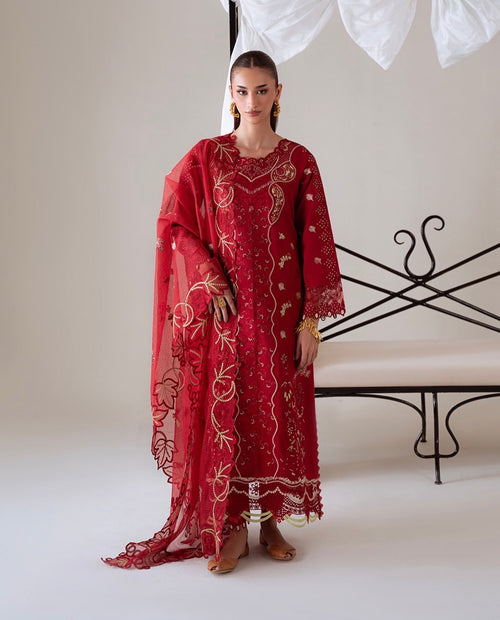 ALIYANA’S - SEHR - MIRAAL EMBROIDERED VISCOSE’ 25 - ( ALY-0062 )