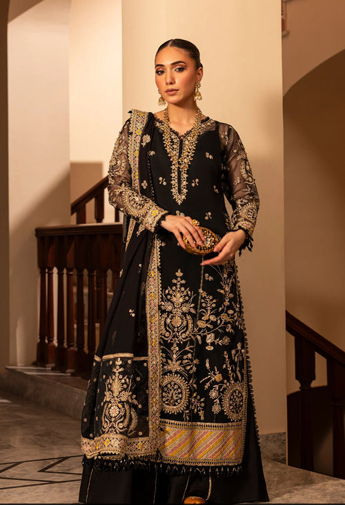 BLACK  FORMAL DRESS - (ALI-0003)