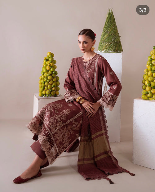 ALIYANA’S - ZARRAH - MIRAAL EMBROIDERY VISCOSE’ 25 - (ALY - 0066)