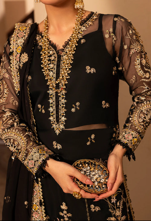 BLACK  FORMAL DRESS - (ALI-0003)