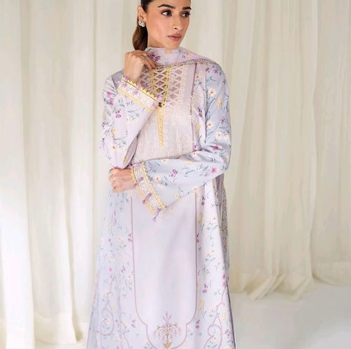 QALAMKAR QPRINTS Embroidered Lawn - Orane (QAL-0014)