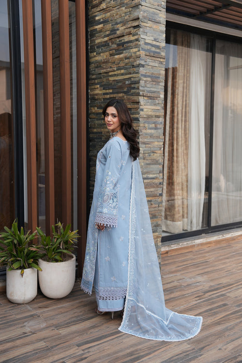 AYLIN LUXURY LAWN '26  - BLUEBELL GRACE - (AYL-0017)