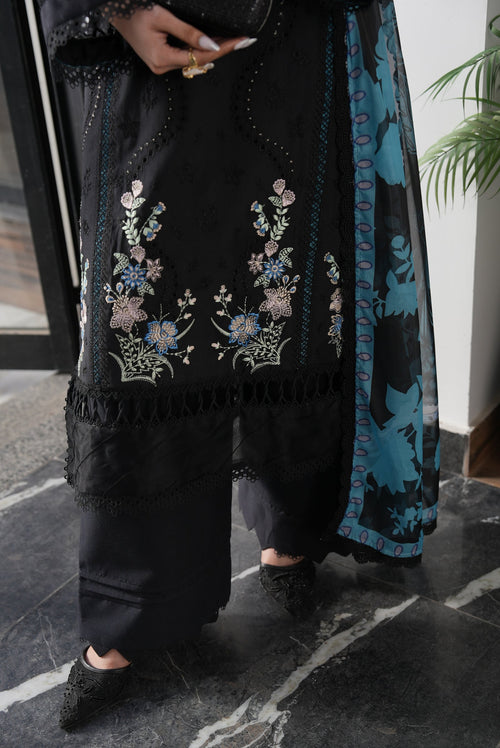 AYLIN LUXURY LAWN '26  - MOONLIT PETAL - (AYL-0018)