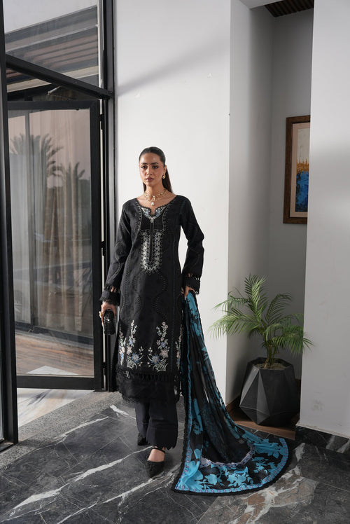 AYLIN LUXURY LAWN '26  - MOONLIT PETAL - (AYL-0018)