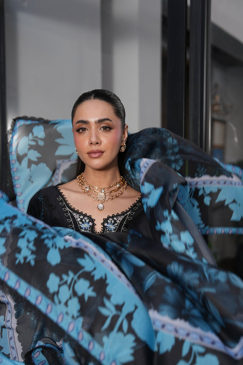 AYLIN LUXURY LAWN '26  - MOONLIT PETAL - (AYL-0018)
